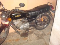 Black Yamaha RX 100