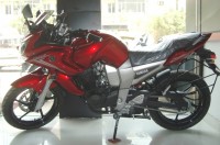 Red Yamaha Fazer