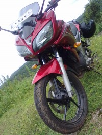 Red Yamaha Fazer