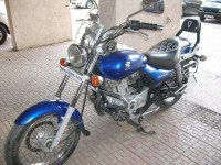 Blue Bajaj Avenger