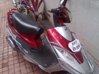 Red TVS Scooty Pep