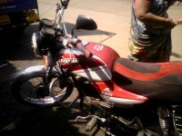 Red Bajaj Boxer CT Deluxe