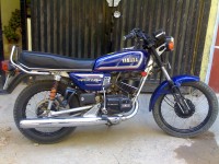 Blue Yamaha RX 135