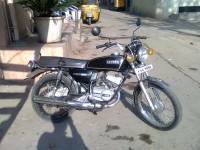 Black Yamaha RX 100