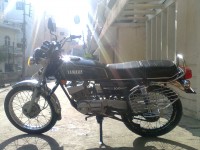 Black Yamaha RX 100