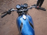 Blue Yamaha RD 350