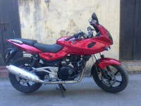 Wine Red Bajaj Pulsar 220 DTSi