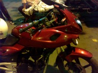 Wine Red Bajaj Pulsar 220 DTSi