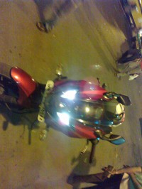 Wine Red Bajaj Pulsar 220 DTSi