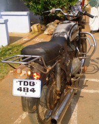 Black Yamaha Rajdoot