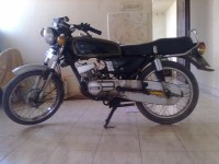 Black Yamaha RX 100