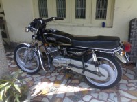 Black Yamaha RX 100