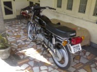 Black Yamaha RX 100