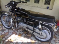 Black Yamaha RX 100