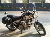 Black+silver Dual Tone Royal Enfield Thunderbird