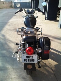 Black+silver Dual Tone Royal Enfield Thunderbird