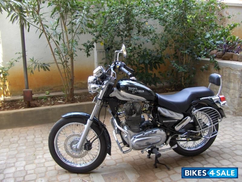 Black+silver Dual Tone Royal Enfield Thunderbird