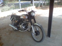 Black Royal Enfield Crusader