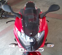 Red Bajaj Pulsar 220 DTSi