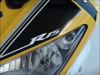 Yellow Yamaha YZF R15