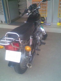 Black Yamaha RX 100