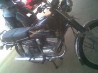 Black Yamaha RX 100