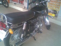 Black Yamaha RX 100