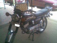 Black Yamaha RX 100