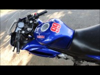 Blue Yamaha YZF R15