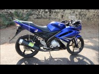 Blue Yamaha YZF R15