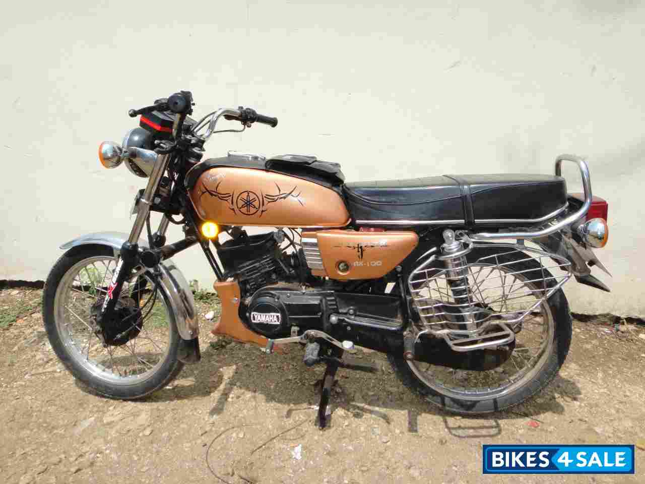 Used 1994 Model Yamaha Rx 100 For Sale In Coimbatore Id Golden Colour Bikes4sale