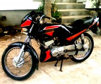 Black & Red Yamaha RXZ