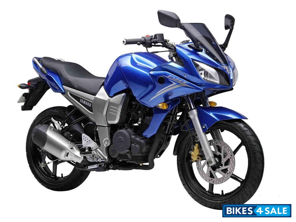 Blue Yamaha Fazer