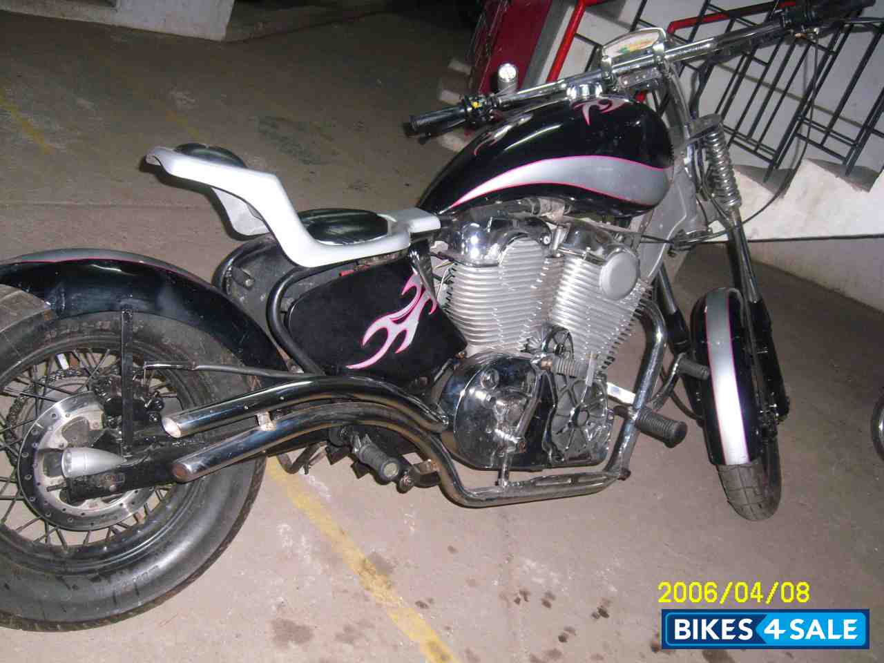 Black Modified Bike