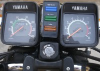 Black Yamaha RX 135