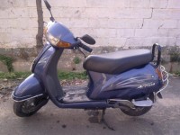 Blue Honda Activa