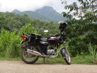 Black Bajaj Discover 110