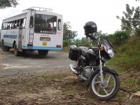 Black Bajaj Discover 110