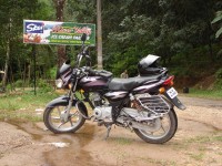 Black Bajaj Discover 110