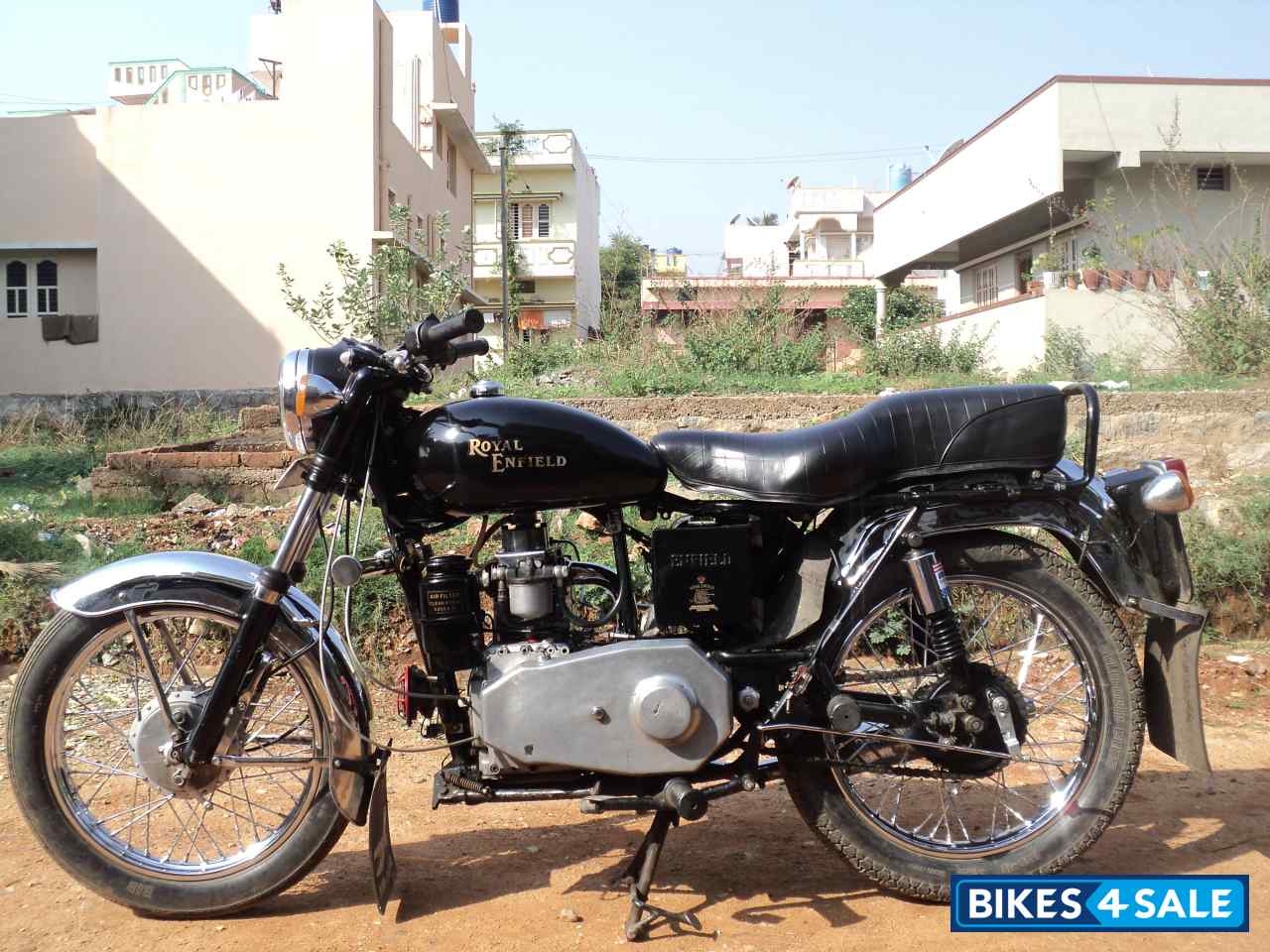 Black Royal Enfield Bullet Diesel Taurus