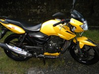 Yellow TVS Apache RTR 160