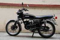 Black Yamaha RX 100