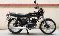 Black Yamaha RX 100