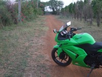 Green Kawasaki Ninja 250R