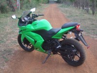 Green Kawasaki Ninja 250R