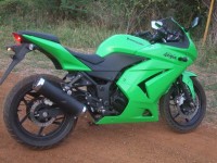 Green Kawasaki Ninja 250R