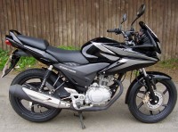 Black Honda CBF Stunner