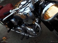 Black Magic With Chrome And Br Vintage Bike  1966 Royal Enfield G2