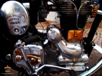 Black Magic With Chrome And Br Vintage Bike  1966 Royal Enfield G2