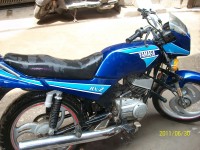 Blue & White Yamaha RXZ